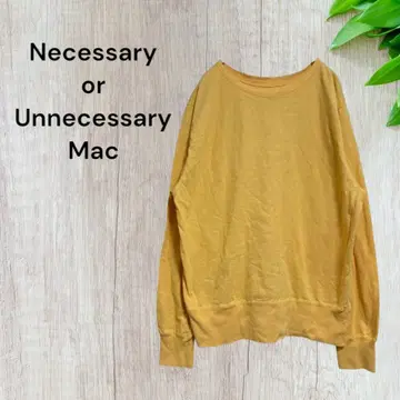 Necessary or Unnecessary Mac 맨투맨 트레이닝복