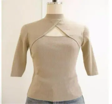 Herlipto Cut-Out Summer Knit Top