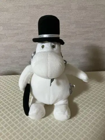 무민 봉제 인형 검은 모자 포함