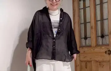 *PAUL CE CIN 라미 오버 셔츠 블라우스*
