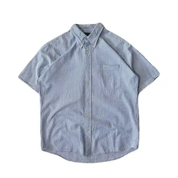 [착용 사진 있음] 00s LANDS'END 시어서커 셔츠 archive