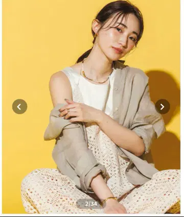 그레디 브릴리언트 LU 라미 뒷면 슬릿 셔츠 베이지