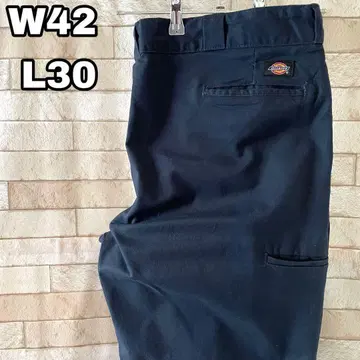 디키즈 더블니 워크 팬츠 자수 네이비 42 x 30
