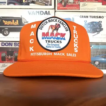 새상품 캡 MACK trucks orange 트래커캡