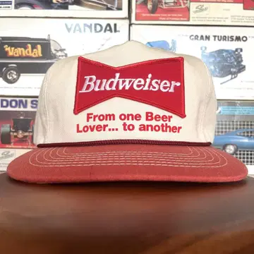 새 상품 캡 투톤 budweiser 트래커 캡