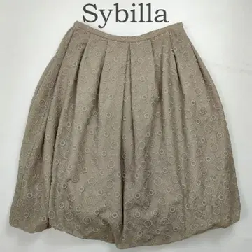 Sybilla 시빌라 벌룬 레이스 스커트 그레이지 M 여성용