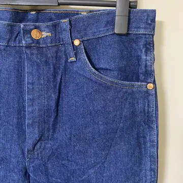 랭글러 데님 청바지 31 x 36 인디고 블루 남성용 멕시코제
