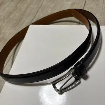 가마쿠라 셔츠 스무스 가죽 블랙 벨트 메탈 버클 95