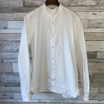 ORGUEIL 밴드 칼라 셔츠 코튼 네프 size40 5080A