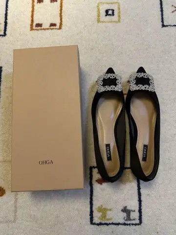 미사용 새상품 OHGA 비쥬 플랫슈즈 24.5cm
