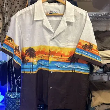 Shoreline Hawaii 알로하 셔츠 반팔 MADE IN USA