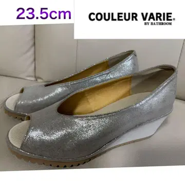 COULEUR VARIE 실버 오픈토 23.5cm
