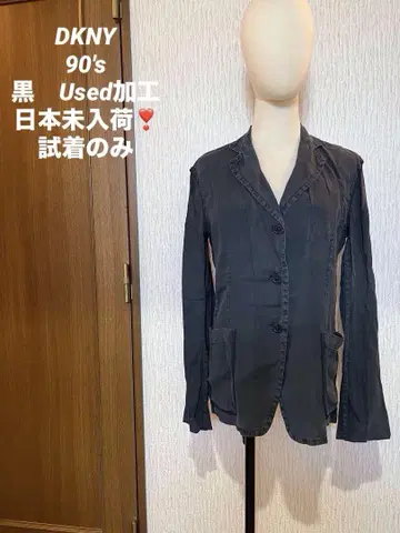 DKNY 테일러드 자켓 다크 그레이 A
