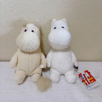 미사용 새상품 무민 & 플로렌 봉제 인형 스노크 아가씨 웨딩