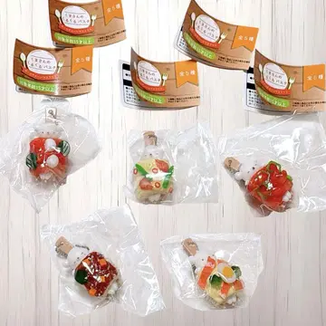 곰돌이의 빙글빙글 파스타 볼 체인 마스코트 돌체마틴 리얼