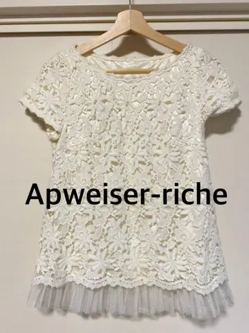 Apweiser-riche 아푸와이저 리셰 반팔 상의 레이스 2