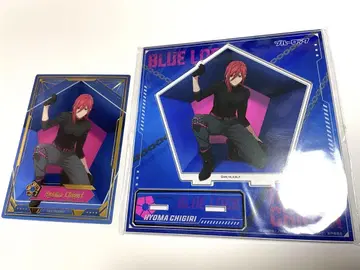 블루 록 ready fight 아크릴 스탠드 클리어 카드 치기리 효마