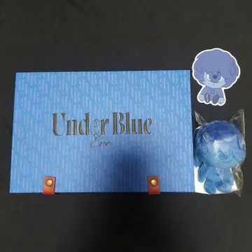 Eve underblue 앨범 파랑 밑판 외눈 봉제 인형 스티커