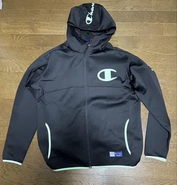 Champion 배구 후드티 블랙/민트