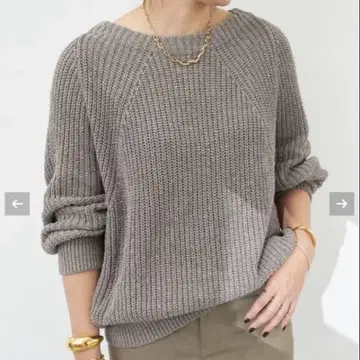 미사용 새상품 Lily Linen 아제 풀오버 그레이