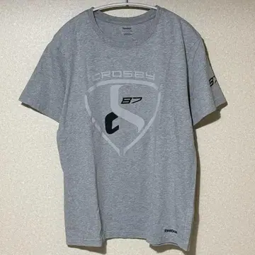 Reebok 리복 티셔츠 반팔 CROSBY 면 100% 그레이 M