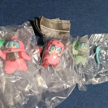 건담 미쿠 가챠 피규어 컬렉션 3개 세트