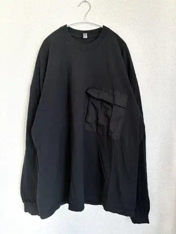 LOS ANGELES APPAREL 포켓 리메이크 롱T