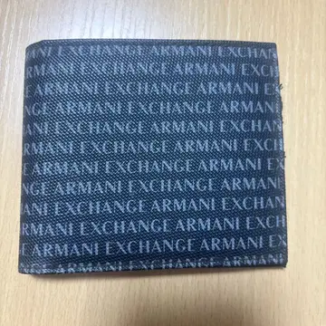 Armani Exchange 접이식 지갑 블랙