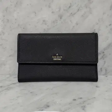 새상품급 kate spade 케이트 스페이드 장지갑 블랙 백