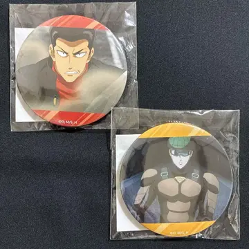 원펀맨 캔뱃지 금속 배트 & 무면허 라이더