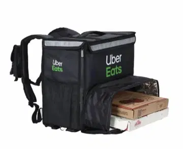 [공식] 대용량 Uber Eats 딜리버리 백 블랙