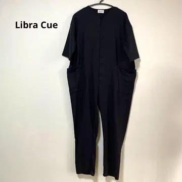 Libra Cue 린넨 30% 콤비네종 올인원 블랙 F
