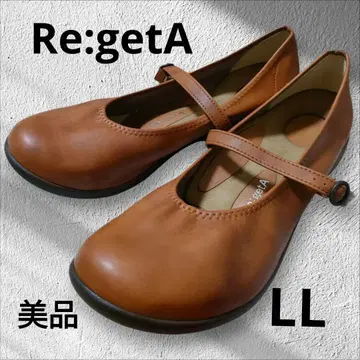 [새상품급] 리게타 로우힐 스트랩 펌프스 슈즈 브라운 LL