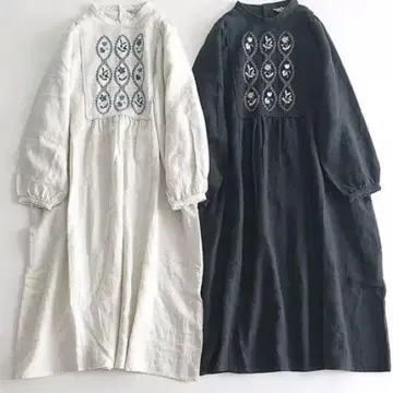 SM2 마카베 앨리스 자수 원피스 아이보리
