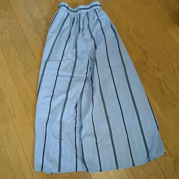 택 포함 새상품 3L 산뜻한 스트라이프 가우초 팬츠