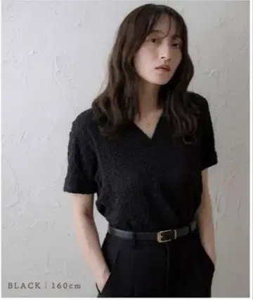 NOAHL 크러쉬 자카드 티셔츠