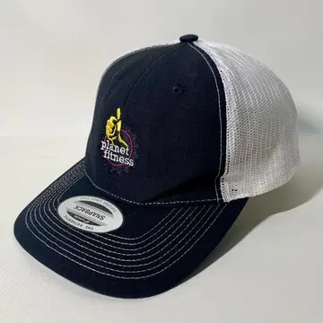 야구 모자 메쉬 planet fitness 자수 로고 헬스장 블랙