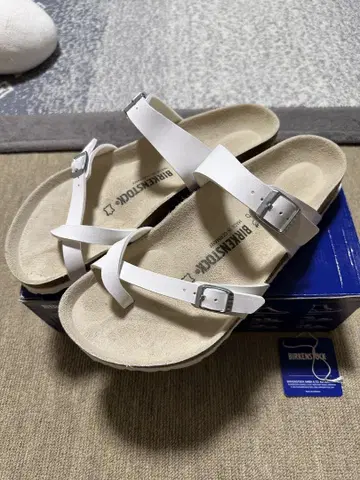 BIRKENSTOCK 마야리 샌들 화이트 28cm