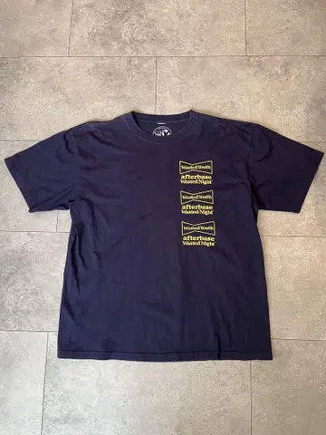afterbase Wasted Night navy tee XL