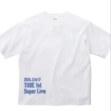 to HEROes~TOBE 1st Super Live~ 티셔츠 화이트