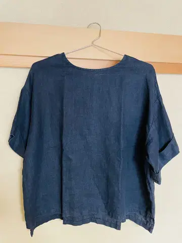 fog linen work 린넨 워크 BLACK 반팔 셔츠