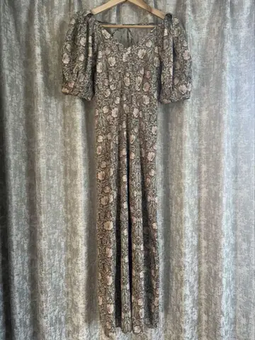 SNIDEL x Williammorris 내로우 프린트 원피스