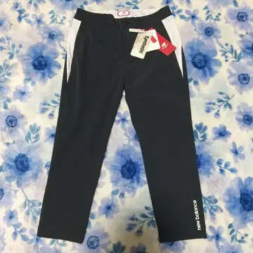 미사용 새상품 new balance 골프 팬츠 블랙/화이트