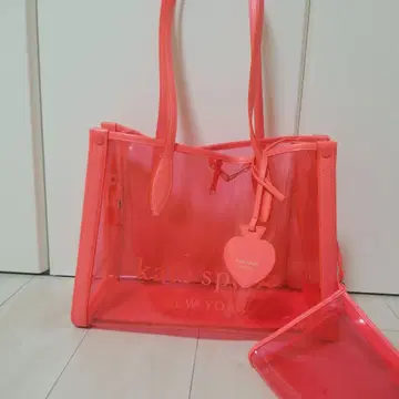 kate spade 클리어 토트백