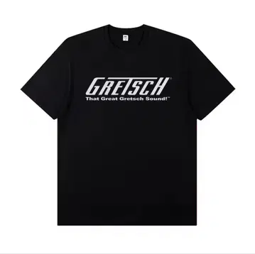 GRETSCH 블랙 티셔츠 XL 사이즈