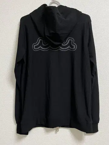 muta MARINE 메쉬 후드티 블랙