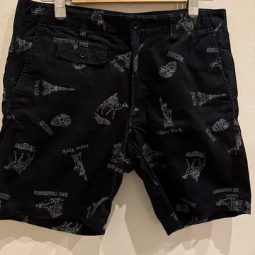 X-LARGE 블랙 숏팬츠 32