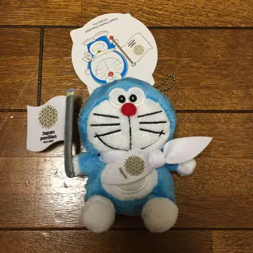 도라에몽 봉제 인형 EXPO 일본관 마스코트 키링 오사카 간사이 만박