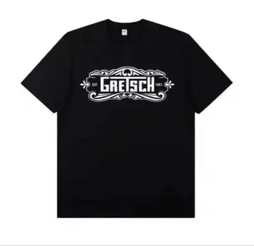 GRETSCH 블랙 티셔츠 XL 사이즈