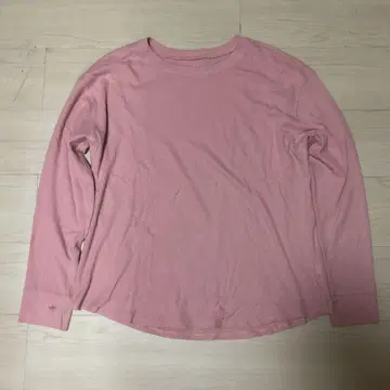 핑크 써멀 롱T